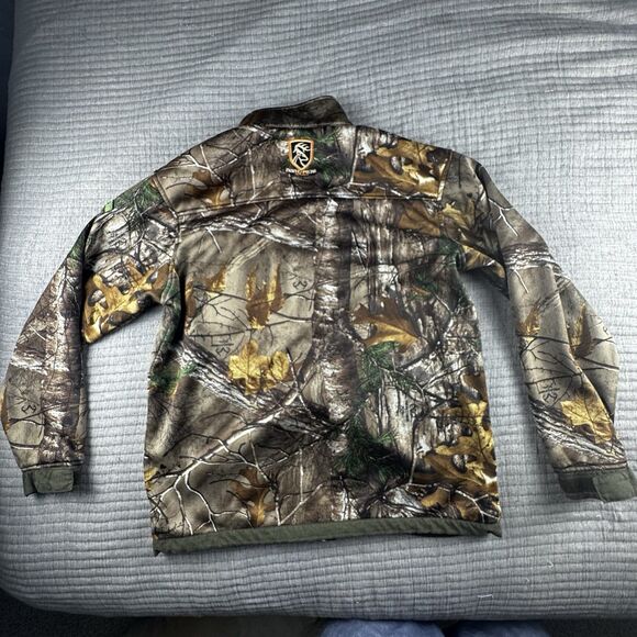 Non-Typical Drake Pullover Men M Camo Fleece Lined Jacket Full Zip - Picture 5 of 7